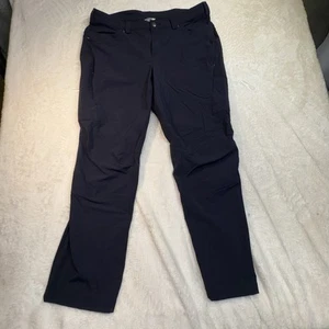 Pantaloni bootcut Duluth Trading Co donna 8x31 (31x31) Flexpedition blu nylon - Foto 1 di 15