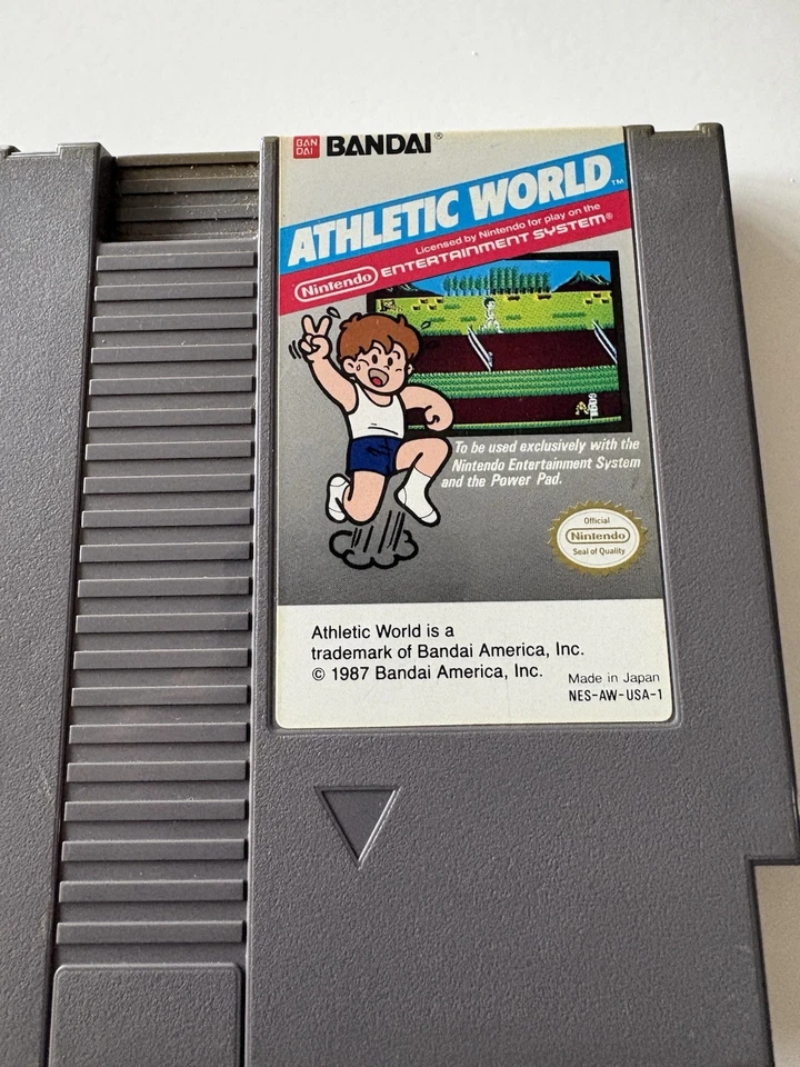 FAMILY FUN FITNESS ATHLETIC WORD NINTENDO NES BANDAI - Photo 1/2