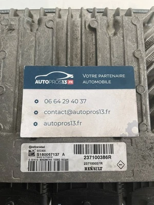 CALCULATEUR MOTEUR ECU RENAULT MEGANE 3 1.5 DCI S180067137A  237100386R SID307 - Photo 1/4