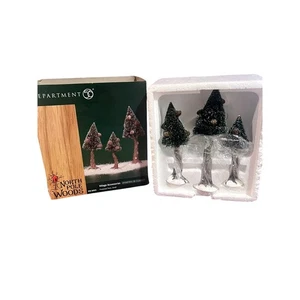 DEPT 56 POLO NORD BOSCHI PINETA PICCOLI 56925 SET 3 ACCESSORI NATALE - Foto 1 di 11