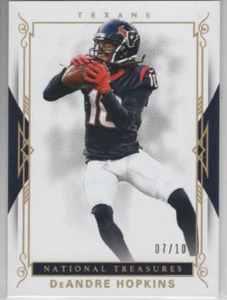 2017 Panini National Treasures Holo Gold #30 DeAndre Hopkins /10 - NM-MT - Picture 1 of 1