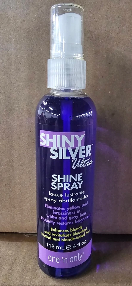 One N Only 闪亮银色超亮喷雾 4 盎司 — 第 1/1 张图片