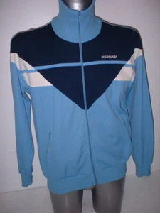Adidas Giacca da Track Uomo Anni '80 Blu 5'9 D5 F174 M Vintage Jugoslavia Casual - Foto 1 di 3