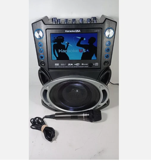 Máquina de Karaoke GF842 7" TFT Pantalla a Color Grabar Bluetooth Luces LED Foto 1 de 4