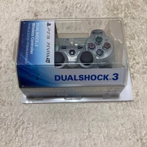 PlayStation 3 DUALSHOCK3 Crystal Gray Wireless Controller Used From Japan - Picture 1 of 3