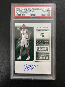 2018 Jaren Jackson Jr. Contenders DP Auto PSA 10 - Picture 1 of 2
