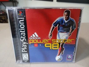 Adidas Power Soccer 98 ( Sony PlayStation 1 1998 ) CIB Complete - RARE - Tested - Picture 1 of 5