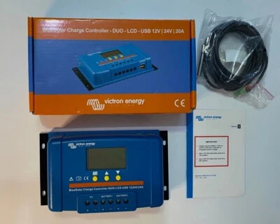 Victron Energy Bluesolar PWM DUO 20A Dual Solar Charge Controller LCD&USB 12V24V - Bild 1 von 4
