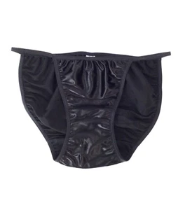 NWT Vintage Victoria's Secret Second Skin Satin String Bikini Panty - Picture 1 of 3