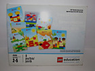 2013 LEGO Education DUPLO 45080 8 Piece Early Learning Instruction Card Set