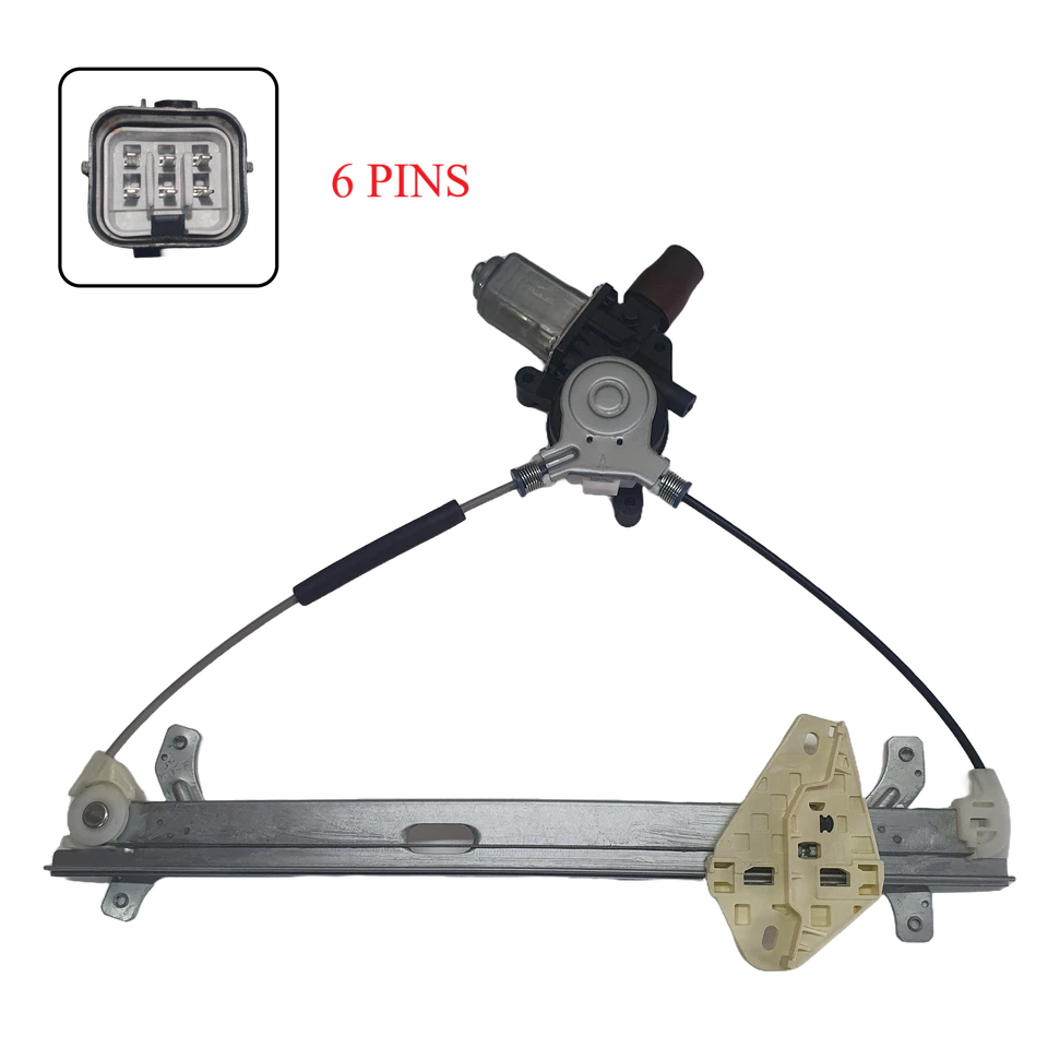 Front Right Window Regulator W/ Motor 6 Pins for Honda Accord Euro CL 2003 -2008 - image 1 of 4