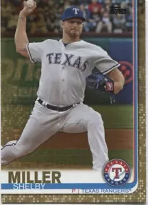 SHELBY MILLER 2019 Topps Update GOLD Parallel #to/2019 - TEXAS RANGERS - #US221 - Picture 1 of 1