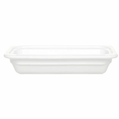 Emile Henry Ceramic Gastronorm Dish 1/3 GN White 170(W) X 320(L) X 65(D)mm • 56.47£