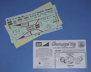 MPC Bill Jenkins Grumpy's Toy 1972 VEGA Pro Stock, Decals and Instructions 1/25 - Bild 1 von 4