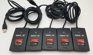Lot of (5) Wave ID RDR-6082AKU pcProx RF Ideas Smart Card USB Reader - Picture 1 of 5