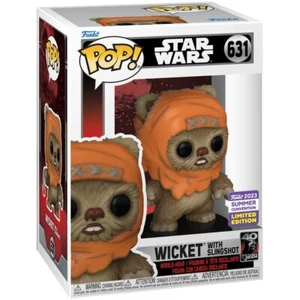 Star Wars Wicket with Slingshot ROTJ 2023 Summer Limited Edition #631 Funko Pop! - Picture 1 of 1