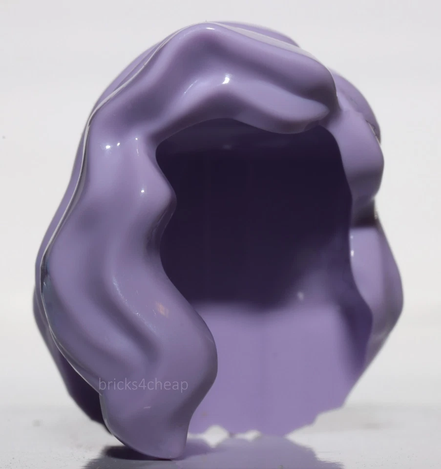 Lego Lavanda Minifigura Cabello Mujer Longitud Media Parte Sobre Hombro Derecho Foto 1 de 1