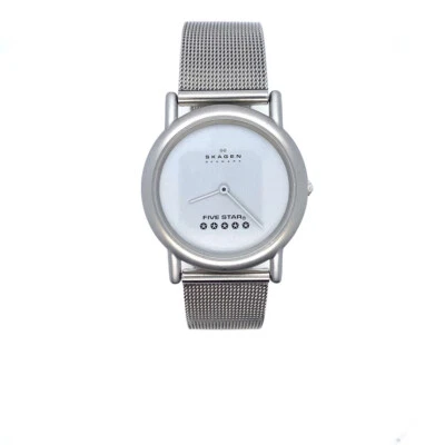 Skagen 4SSS  Silver Dial Stainless Steel 5 Star Women's Watch 25mm - Image 1 of 4