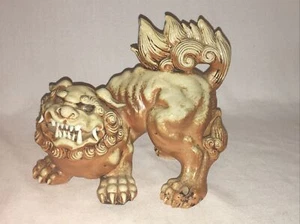 Cerámica de porcelana antigua china Fu Foo para perro - Imagen 1 de 12