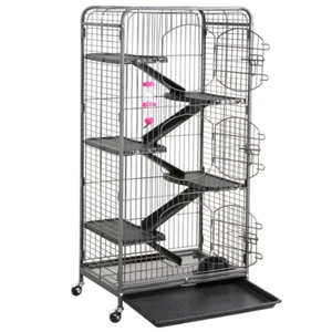 Nagerkäfig Mäusekäfig Rattenkäfig Hamsterkäfig Kleintierkäfig Nagervoliere Käfig - Bild 1 von 12