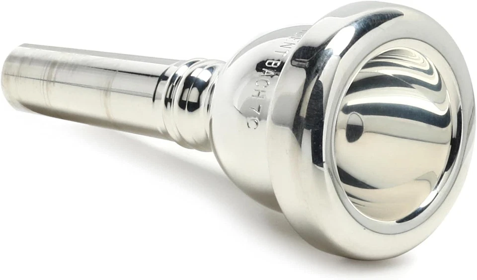 Bach Standard Trombone Mouthpiece Small Shank Silver Plated 7c