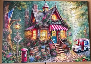 250 Teile Holzpuzzle Das kleine Dorf Postamt - Bild 1 von 1
