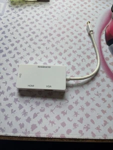 Mini Display Port Convertidor 3 en 1 Mini Displayport a HDMI DVI VGA Adaptador para - Imagen 1 de 1