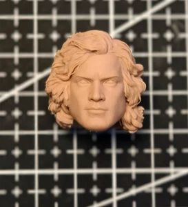 Unpainted 1/6 Scale Man Head Sculpt Head Model Helmet For 12" Action Figure - Picture 1 of 3