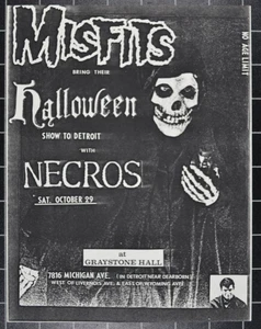 MISFITS - NECROS at GRAYSTONE BALLROOM - MISFITS LAST SHOW EVER 1983 - Picture 1 of 4