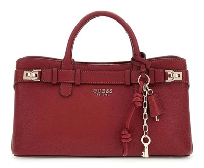 GUESS Gregoria Girlfriend Satchel Handtasche Umhängetasche Red dunkelrot Neu - Bild 1 von 3