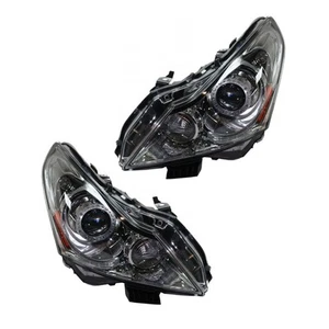 For Infiniti G37 2010-2013 Headlight Driver and Passenger Side | Pair Composite - Picture 1 of 8