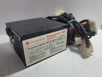 Thermaltake PurePower 500 NP 500W Desktop Power Supply #0370 - Image 1 of 4