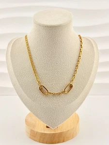 New 100% Genuine Pandora ME Shine Gold Double Link Chain Necklace 362303C00-45cm - Picture 1 of 7