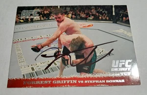 2009 Topps UFC Round 1 FORREST GRIFFIN IP in person AUTO SIGNED RC - Picture 1 of 2