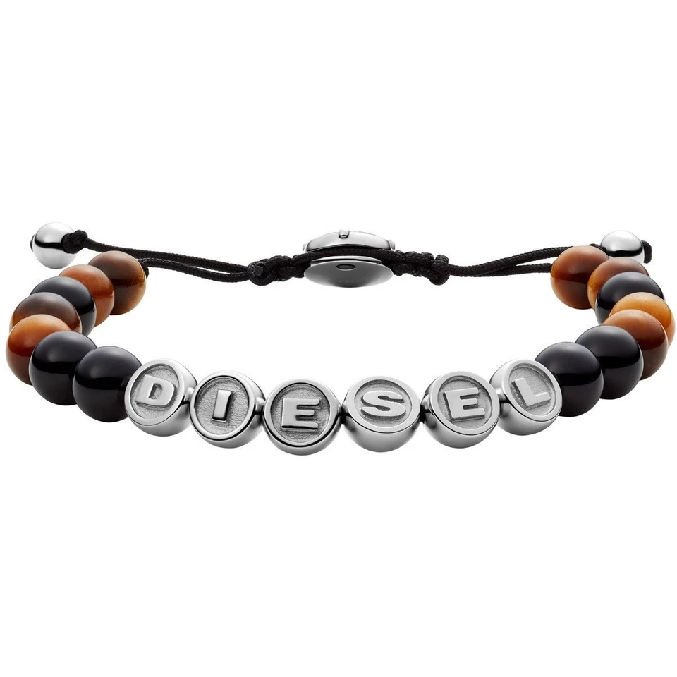 Pulsera DIESEL Hombre DX1319040 Acero Inoxidable Ojo de Tigre Marrón Foto 1 de 1
