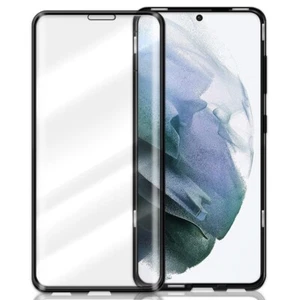 Magnet Adsorption Hartglas Back Case Cover für Samsung Galaxy S21+ G996U1 - Bild 1 von 1