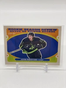 2021-22 OPC O-Pee-Chee Retro Rookie Season Review #545 Jason Robertson RC - Picture 1 of 2