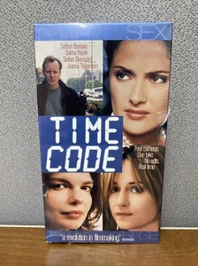 VINTAGE 2000 "TIME CODE" (VHS) SALMA HAYEK SAFFRON BURROWS, STELLAN SKARSGARD - Picture 1 of 4