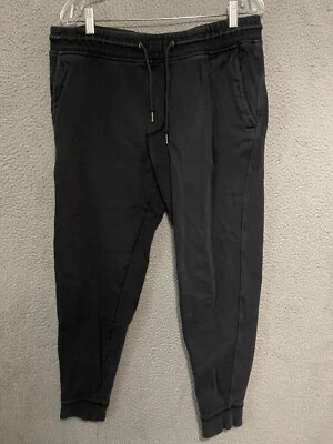 Pantalones de chándal Everlane para hombre talla mediana negros elásticos adultos algodón cónico Foto 1 de 4
