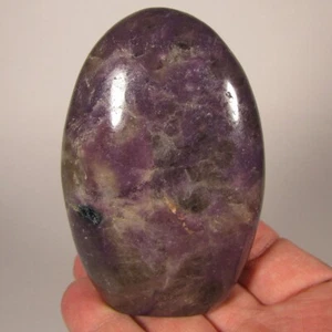 3.5" LEPIDOLITE Lithium Mica Polished Gemstone Freeform - Madagascar - Imagen 1 de 13
