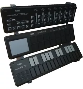 Supporto da scrivania triplo per KORG Nano 2 serie nanoKontrol2 nanoPAD2 nanoKEY2 - Foto 1 di 9