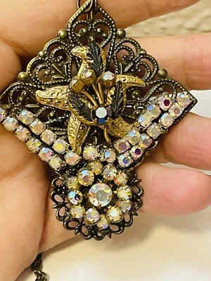 Estrella de mar de colección antigua de latón hecha a mano aurora boreal única en su clase Foto 1 de 4