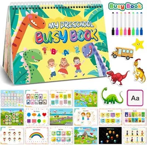 Montessori Busy Book for Toddlers 1-3 3-5, My Preschool Learning Activities,... - Picture 1 of 8
