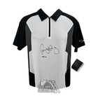 Rory McIlroy Autographed Oakley White Side Block Golf Polo /25 - UDA