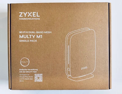 Zyxel Multy M1 Single Pack AX1800 WiFi 6 WLAN Mesh-System für Router - Bild 1 von 4