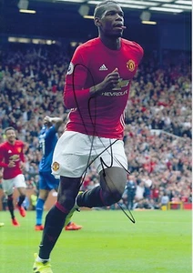 MANCHESTER UNITED HANDSIGNIERT PAUL POGBA 12X8 FOTOPROOF 2. - Bild 1 von 2