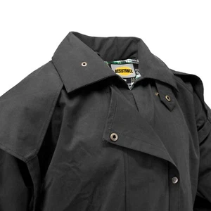 Australian Drover Mantel COWBOY Ölskin Staub Westernjacke wasserdicht XS - 6XL - Bild 1 von 18