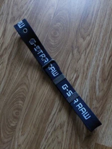 Vintage G STAR RAW cotton Belt Big multi Logo Japan Adult OS - Picture 1 of 7