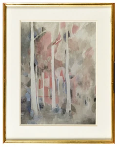 MAURICE GENIS (1925-2013) SUPERB LANDSCAPE BORD DE LACANAU GIRONDE (5) - Picture 1 of 7