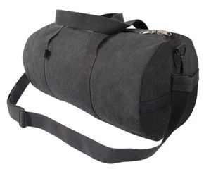 Rothco Canvas Shoulder Duffle Bag - 19 Inch - Charcoal Grey - Picture 1 of 1